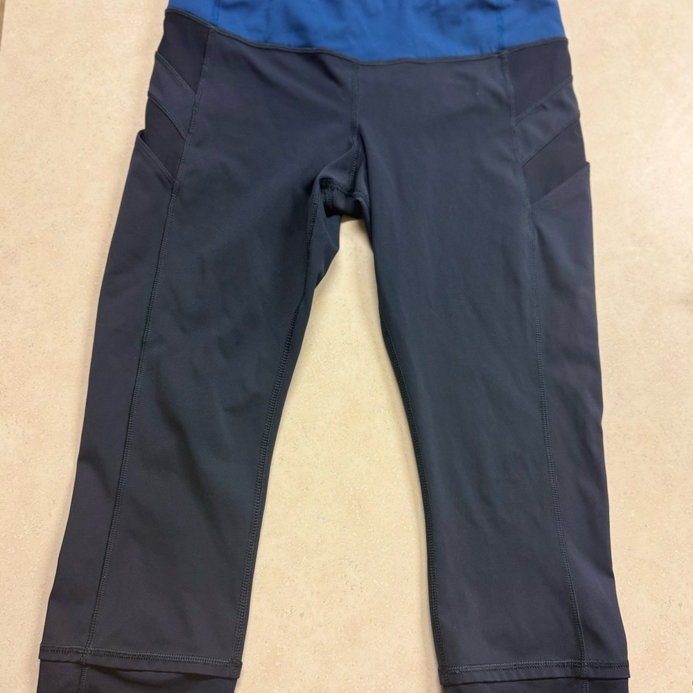 Lululemon Athletica Blue and Black Leggings